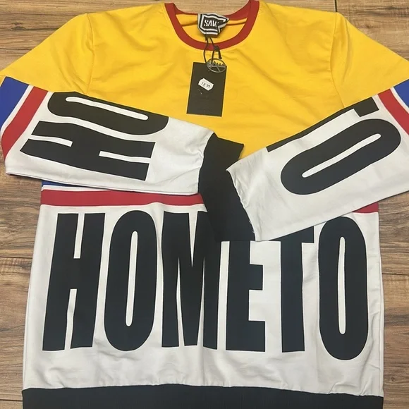 Nwt. Colorful Graphic Sweatshirt by SAW. Size XXL. - Picture 4 of 5